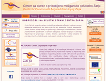Tablet Screenshot of center-zarja.si